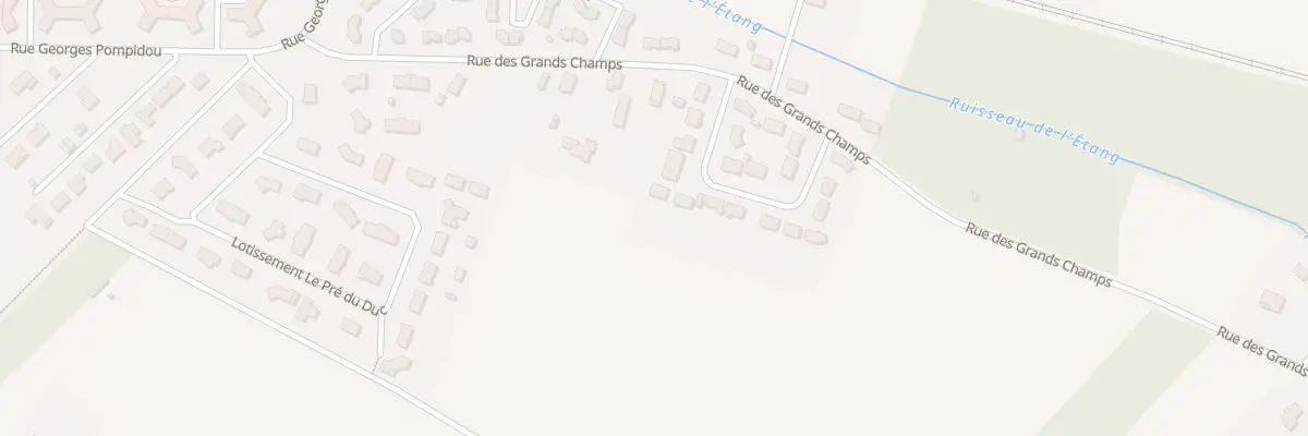 Plan du 9 Rue des Grands Champs à Coutras
