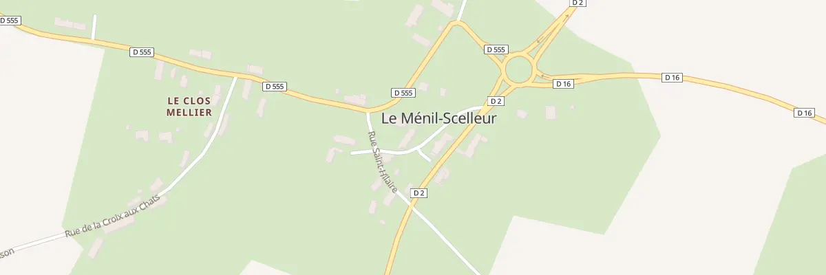 Plan du 13 Le Bourg au Ménil-Scelleur