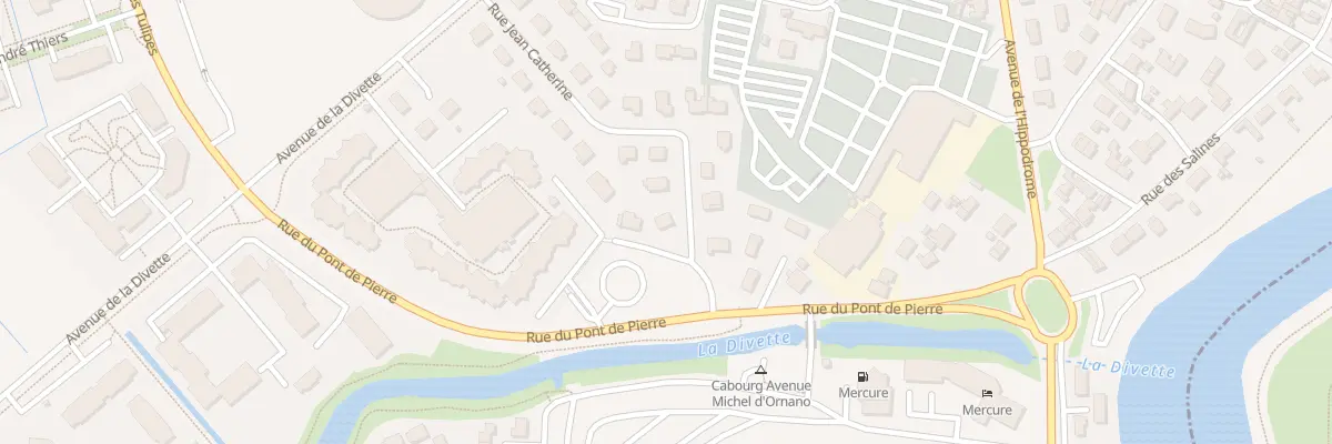 Plan du 21 Rue Jean Catherine à Cabourg