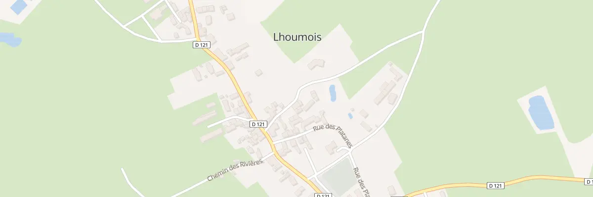 Plan du 4 Rue des Ormeaux à Lhoumois