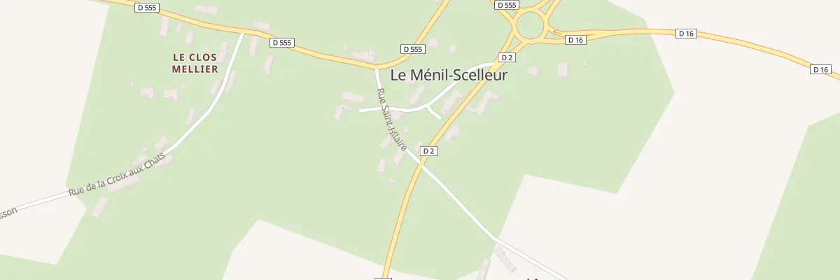 Plan du 15 Le Bourg au Ménil-Scelleur