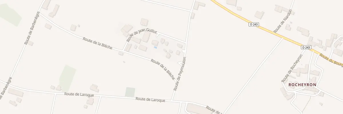 Plan du 4 Jean Guillot à Saint-Christophe-des-Bardes