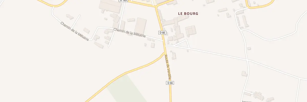 Plan du 1 Che de la Métairie à Ranville-Breuillaud