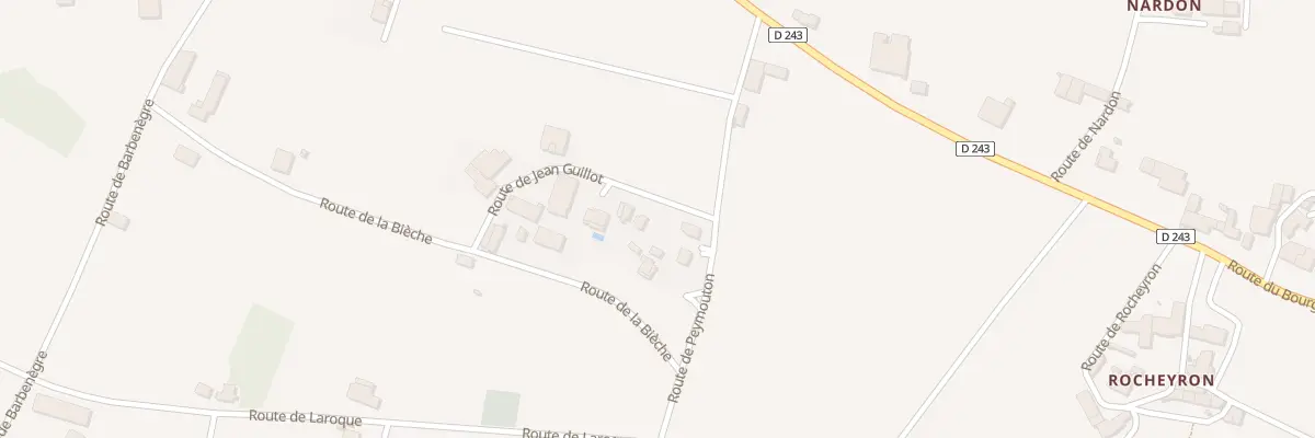 Plan du 8 Jean Guillot à Saint-Christophe-des-Bardes
