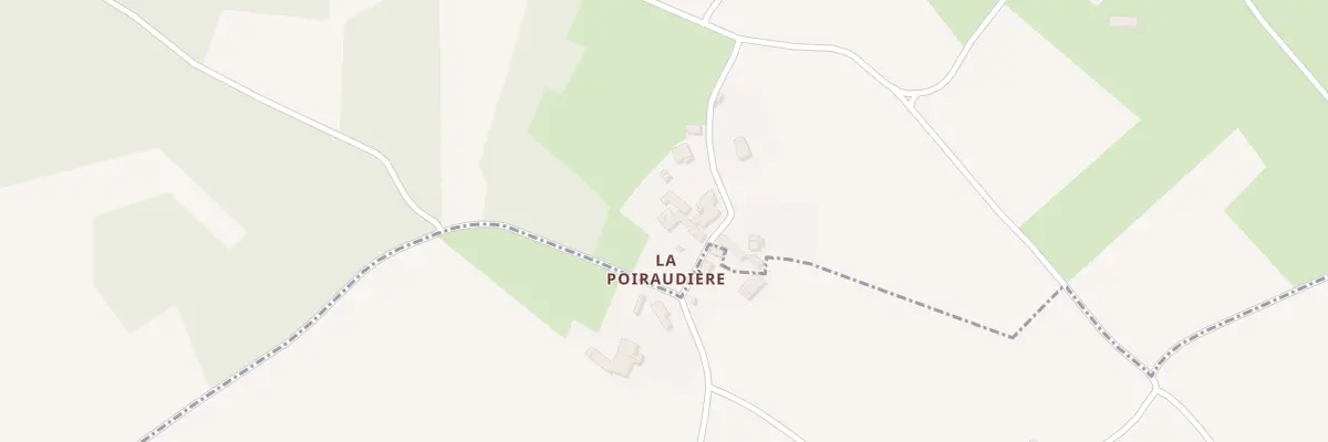 Plan du 1 La Poiraudière au Chillou