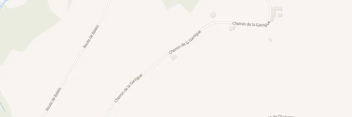 Plan du 2 Che de la Garrigue à Sedze-Maubecq