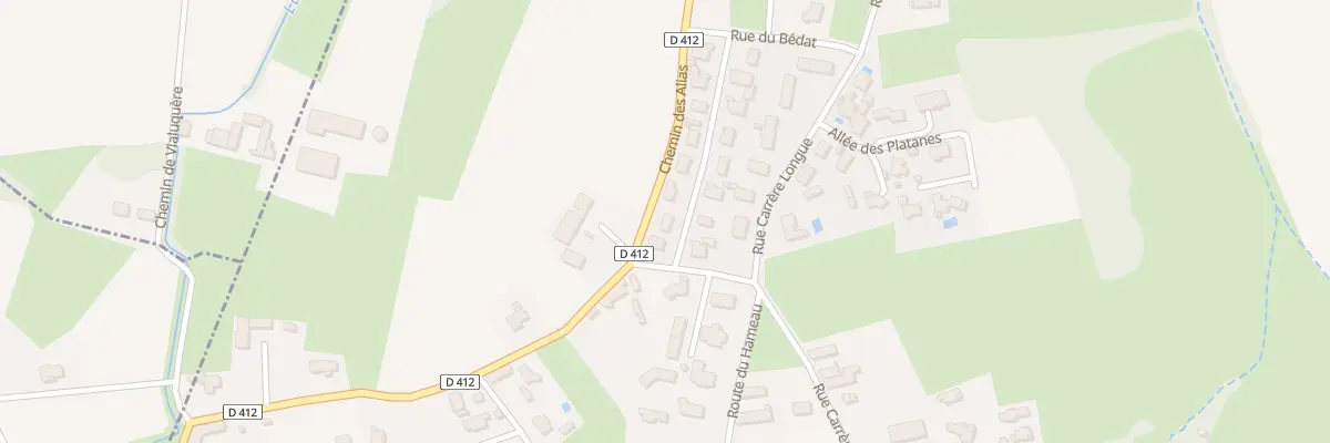 Plan du 22 Rue du Bédat à Lamarque-Pontacq