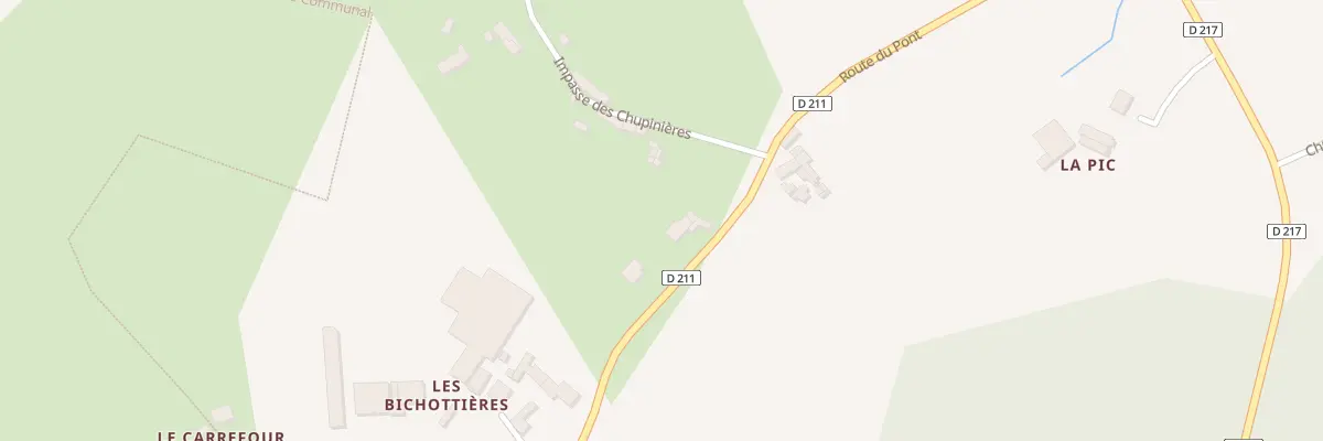Plan du 2421 Rte du Pont à Baugé-en-Anjou