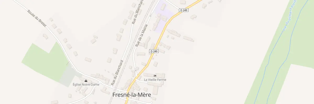 Plan du 42 Rue de l’École à Fresné-la-Mère