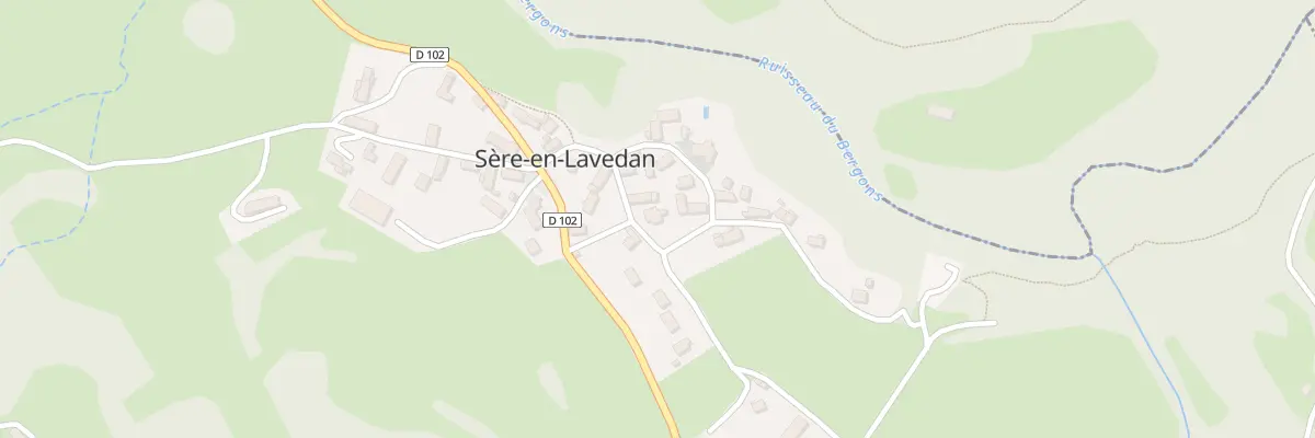 Plan du 8 Che Marque Debat à Sère-en-Lavedan