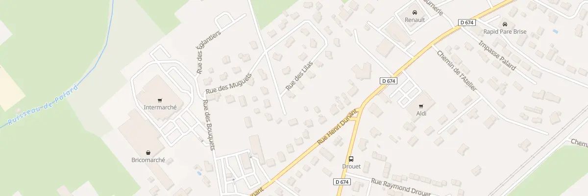 Plan du 23 Rue des Lilas à Coutras