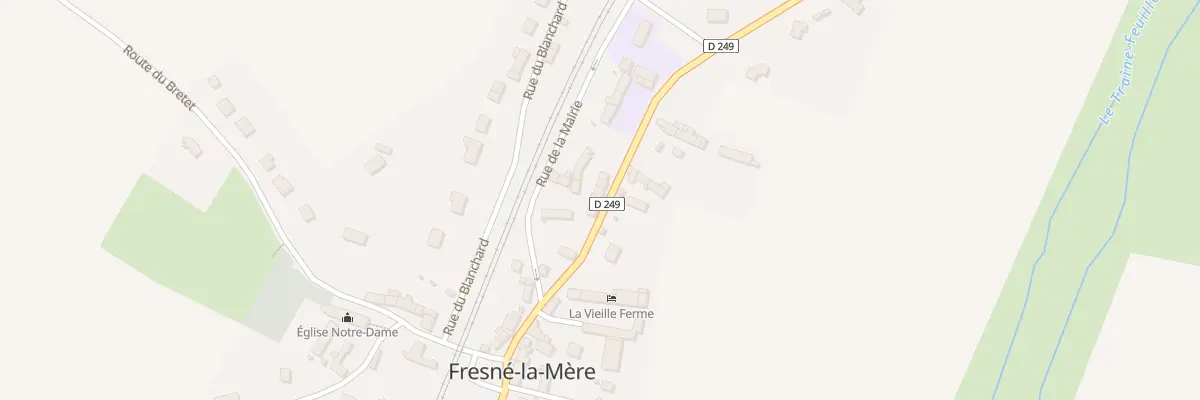 Plan du 5085 Rue de l’École à Fresné-la-Mère