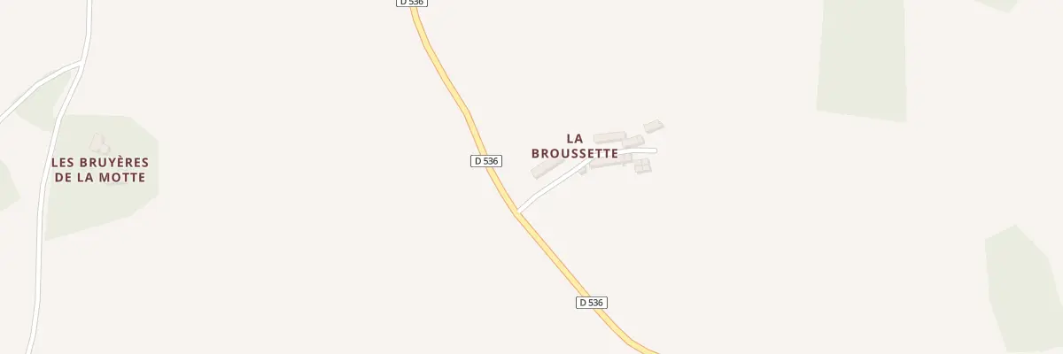 Plan du 1 La Broussette à Lalacelle