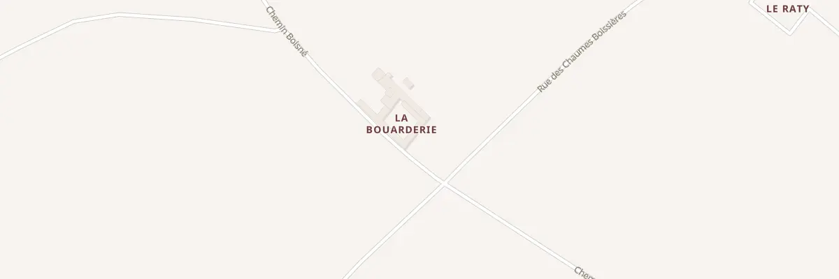Plan du 1 Rue des Chaumes Boissières à Bouteville