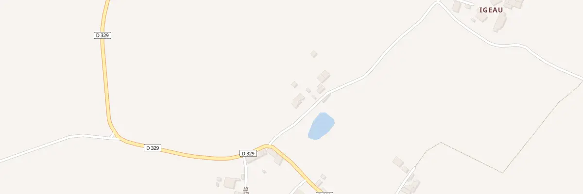 Plan du 1 La Vergne à Fomperron