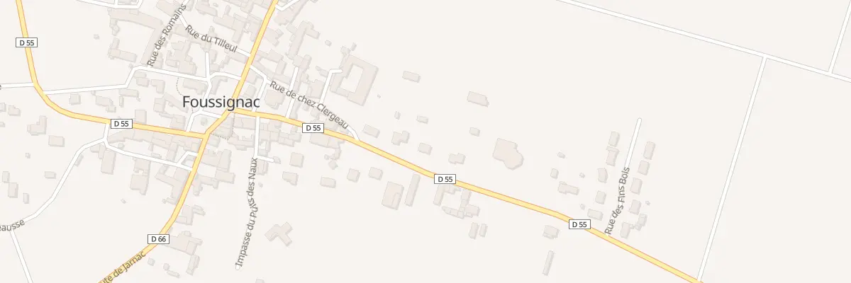 Plan du 11 Rte de Bourras à Foussignac