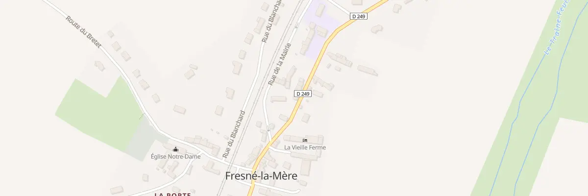 Plan du 21 Rue de l’École à Fresné-la-Mère