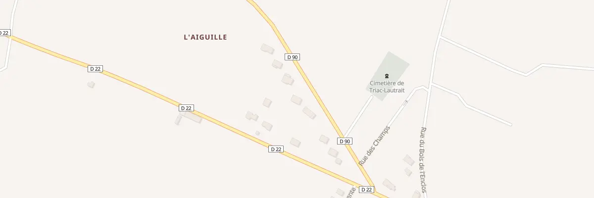 Plan du 5 Rue de la Croix à Triac-Lautrait