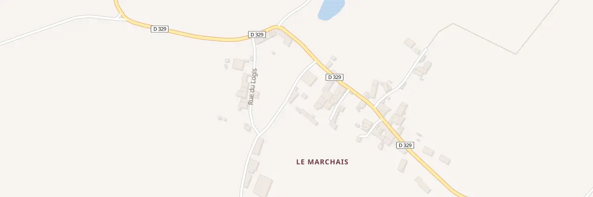 Plan du 2 Rue du Logis à Fomperron