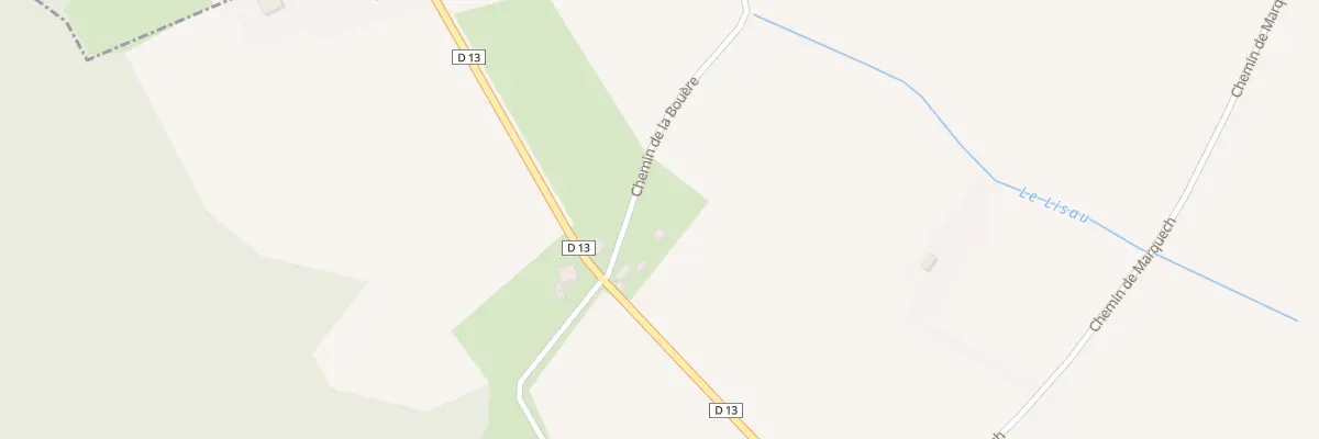 Plan du 2 Che de la Bouère à Escurès
