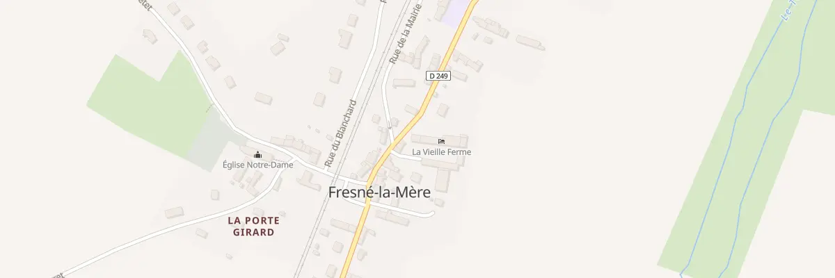 Plan du 36 Rue de l’École à Fresné-la-Mère
