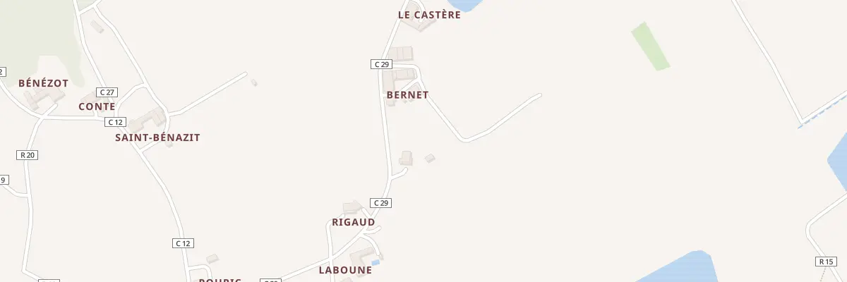 Plan du 302 Che de Labaoune à Viella