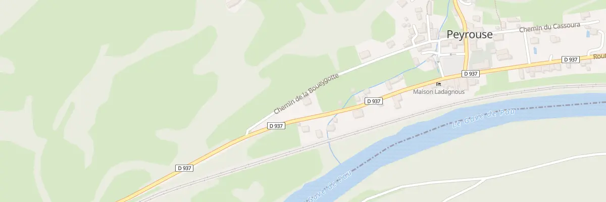 Plan du 18 Rte de Pau à Peyrouse
