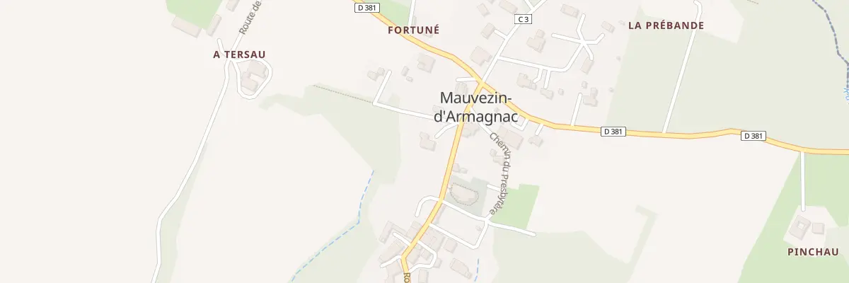 Plan du 2 Rte de la Douze à Mauvezin-d’Armagnac