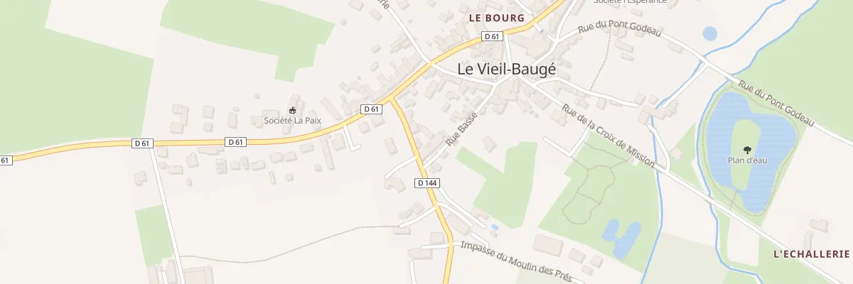 Plan du 9 Rue du Pas de la Mule à Baugé-en-Anjou