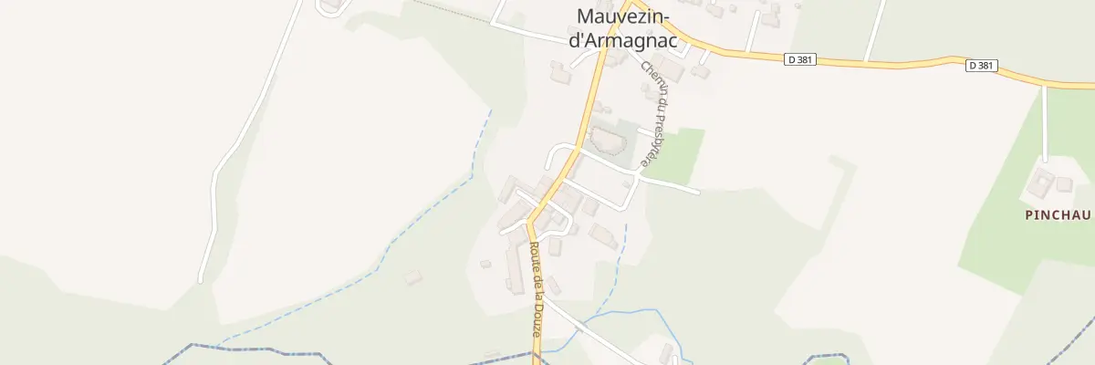 Plan du 4 Rte de la Douze à Mauvezin-d’Armagnac