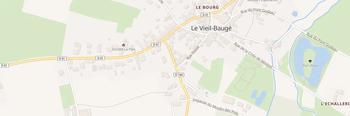 Plan du 11 Rue du Pas de la Mule à Baugé-en-Anjou