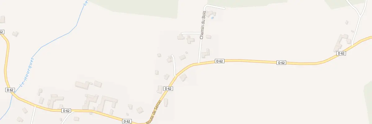 Plan du 9408 Rte de Seron à Saubole