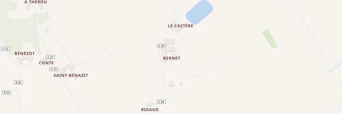 Plan du 418 Che de Labaoune à Viella