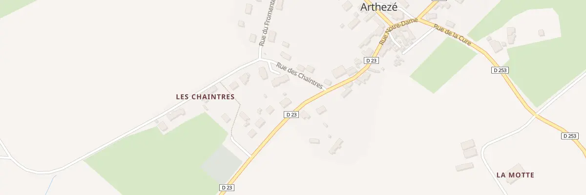 Plan du 18 Rue Notre Dame à Arthezé