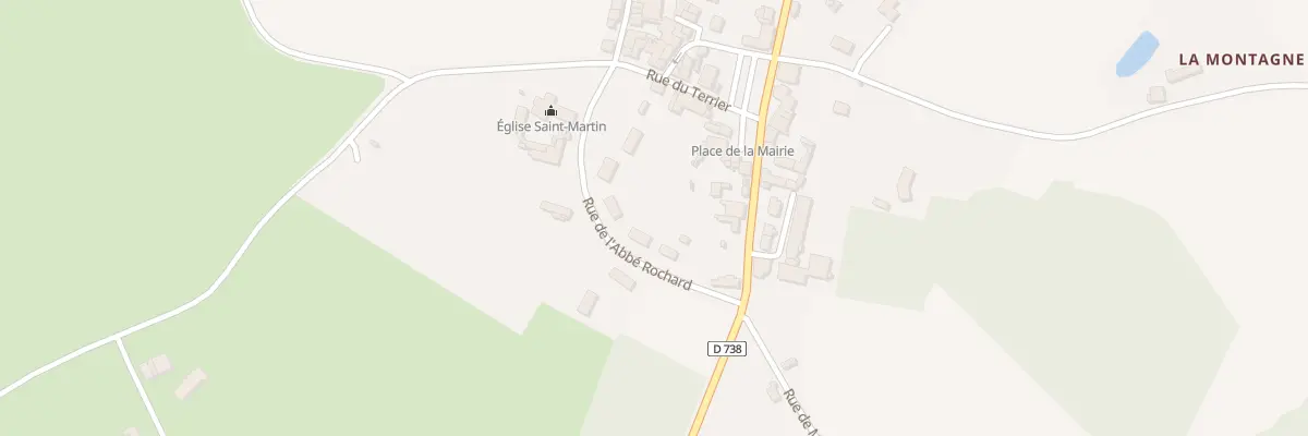 Plan du 6 Rue de l’Abbe Rochard à Saint-Martin-du-Fouilloux