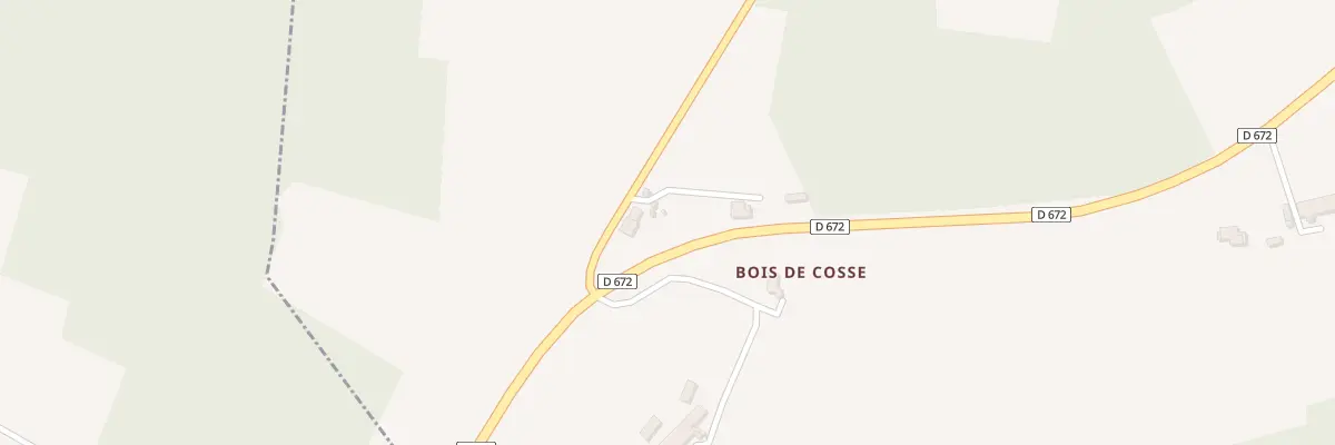 Plan du 3 Bois de Cosse à Saint-Félix-de-Foncaude