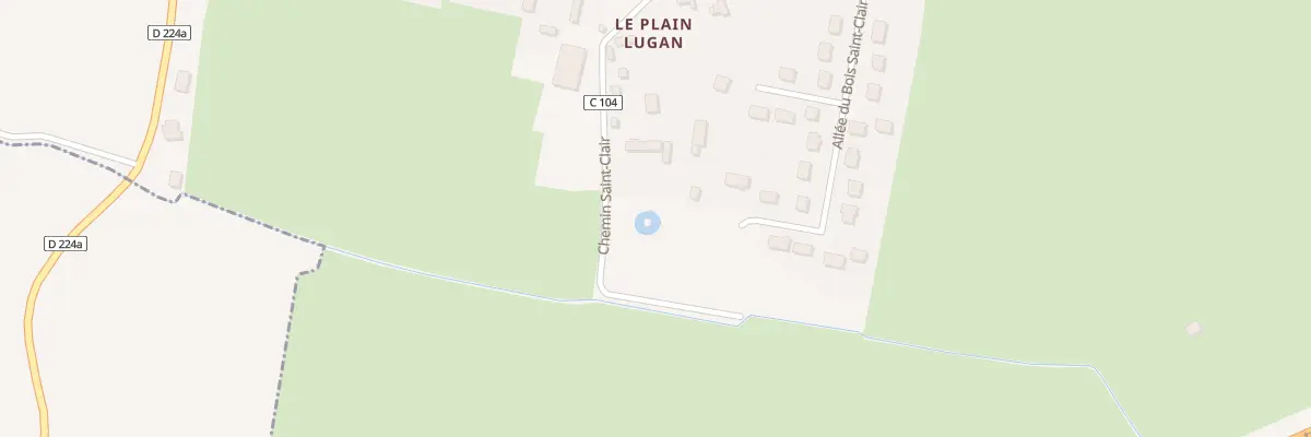 Plan du 145 Che Saint-Clair à Goustranville