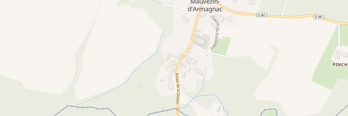 Plan du 6 Rte de la Douze à Mauvezin-d’Armagnac