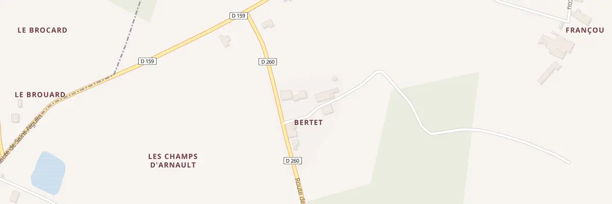 Plan du 5127 Bertet à Saint-Martin-de-Coux
