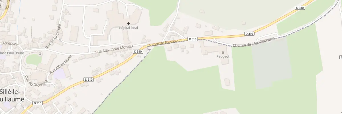 Plan du 54 Rte de Fresnay à Saint-Rémy-de-Sillé
