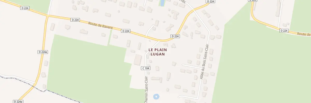 Plan du 5008 Le Plain Lugan à Goustranville