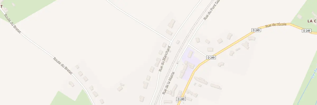 Plan du 17 Rue du Blanchard à Fresné-la-Mère