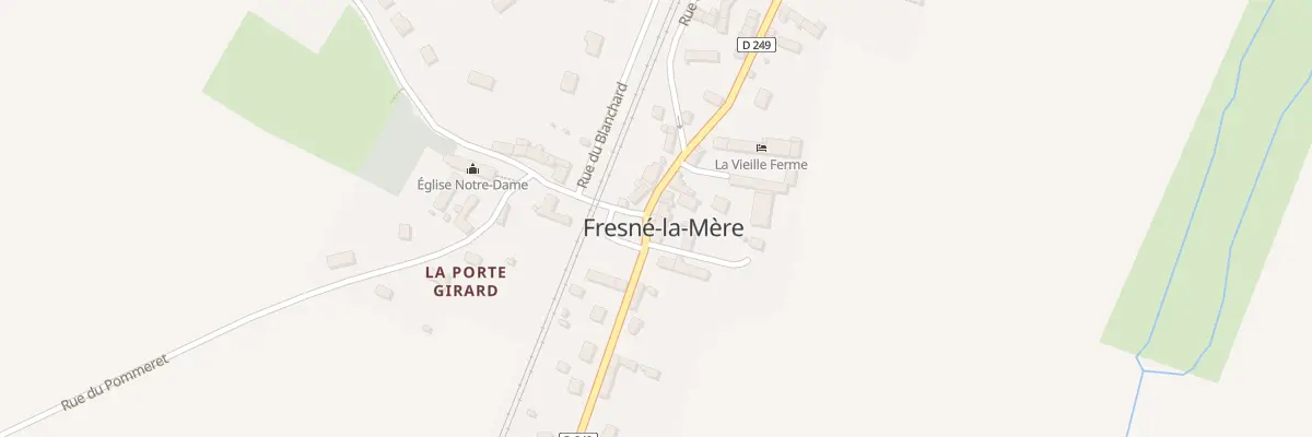 Plan du 28 Rue de l’École à Fresné-la-Mère
