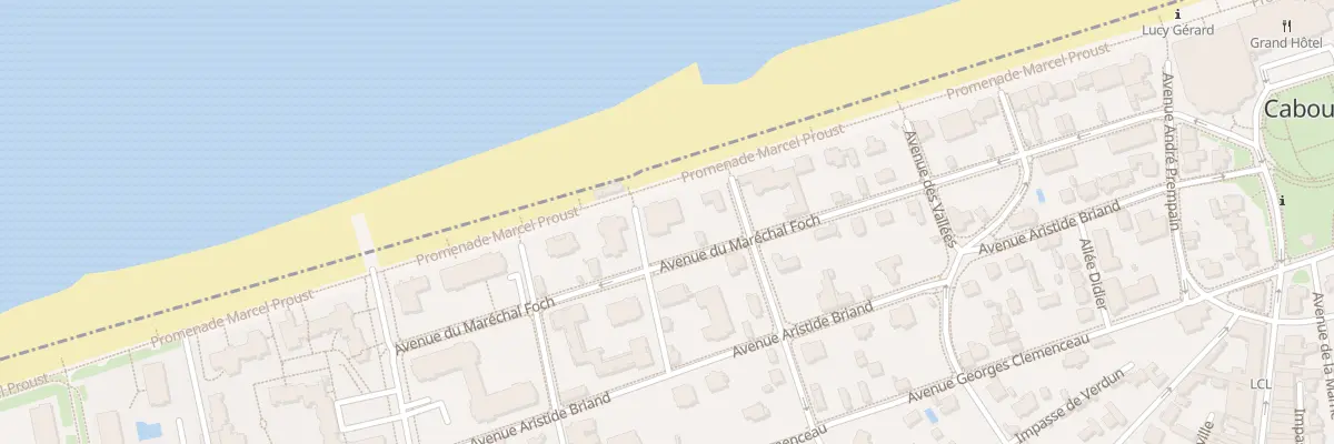 Plan du 34 Av du Maréchal Foch à Cabourg
