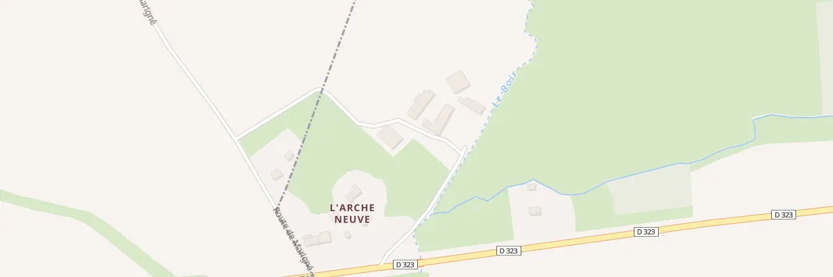 Plan du 98 Che de l’Arche Neuve à La Flèche