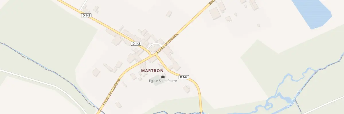 Plan du 5015A Martron à Boresse-et-Martron