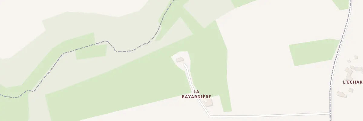 Plan du 5267 La Bayardiere à Saint-Georges-le-Gaultier