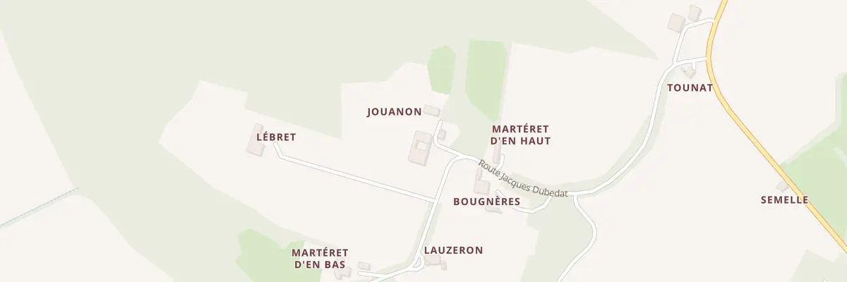 Plan du 410 Rte Jacques Dubedat à Laujuzan