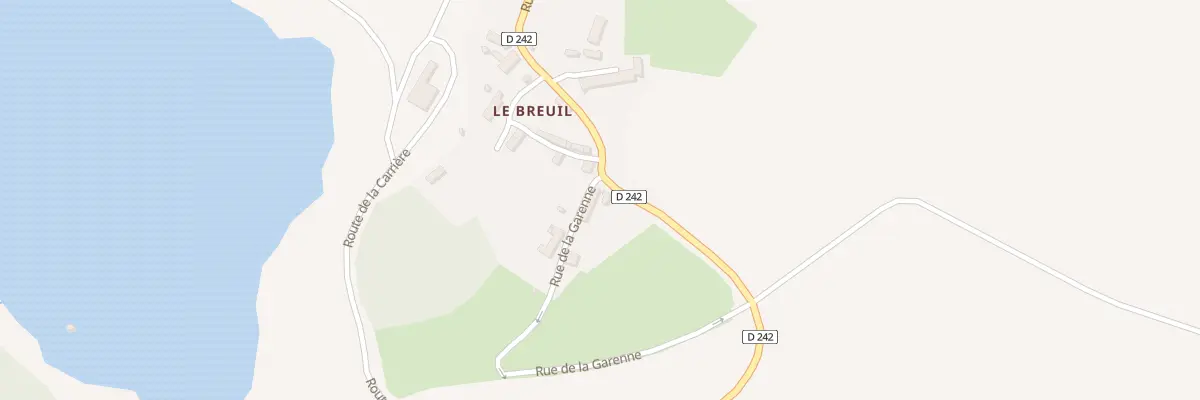 Plan du 3B Le Breuil à Perrières