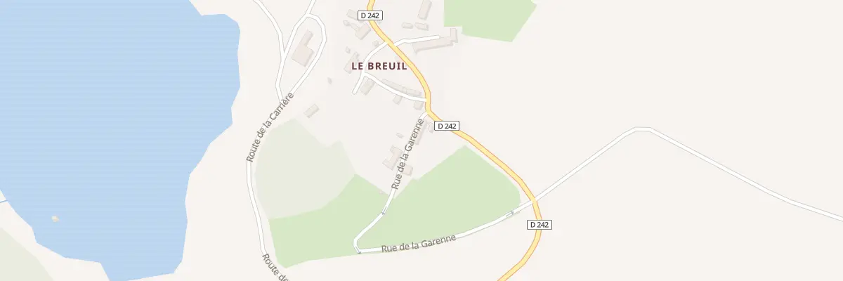 Plan du 3 Le Breuil à Perrières